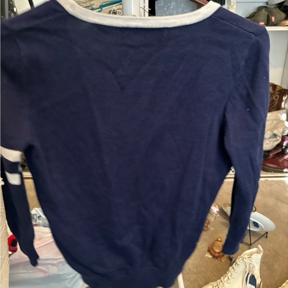 Very Small Size S/P Blue Long Sleeve Cartigan Women’s XXI V Neck Button Up Blue - Picture 2 of 11